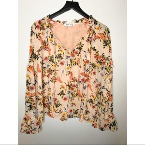 Rose + Olive Floral Blouse
